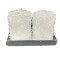 Set x2 Velones Blancos Rosas