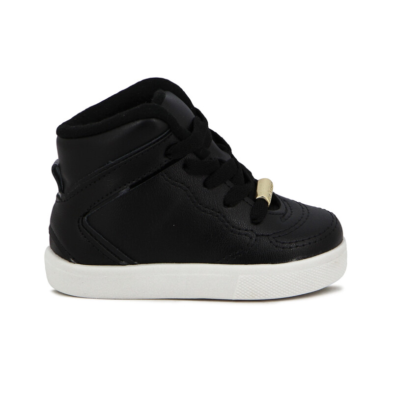 Molekinha Calzado Deportivo Mid Acordonado Negro