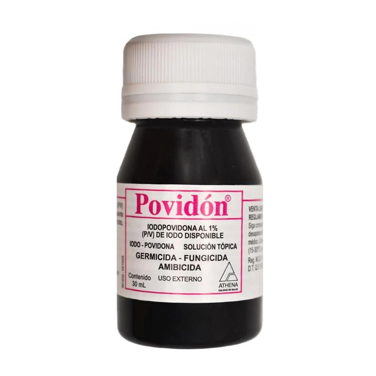 Solución Antiséptica Povidón 30 ml - Athena 