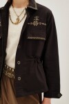 Campera Stone Iris Negro