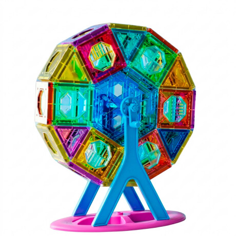 Juego Bloques Magnéticos 168p C/valija Construcción Juego Bloques Magnéticos 168p C/valija Construcción