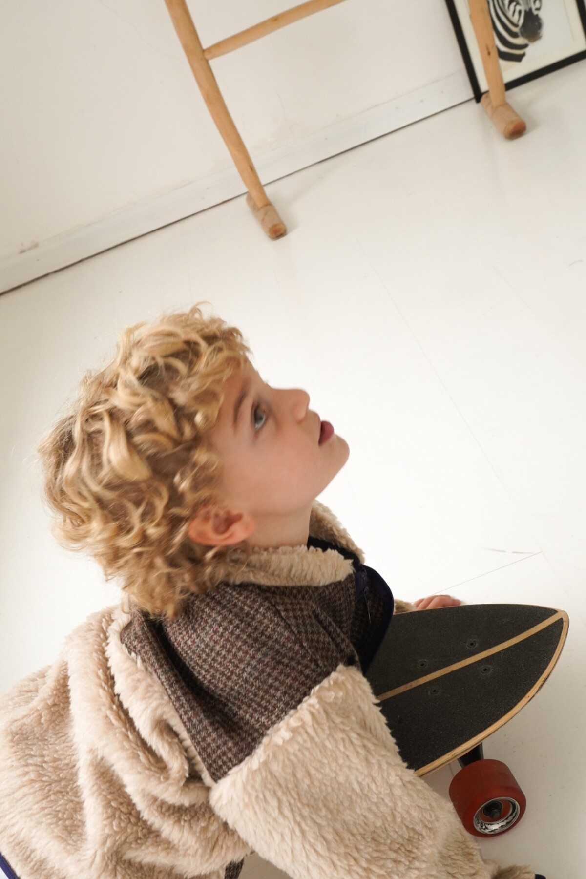 Hipica Jacket Gurí Crudo / Azul