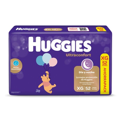 Pañales Huggies Ultraconfort XG Ahorro 52 Unidades Pañales Huggies Ultraconfort XG Ahorro 52 Unidades