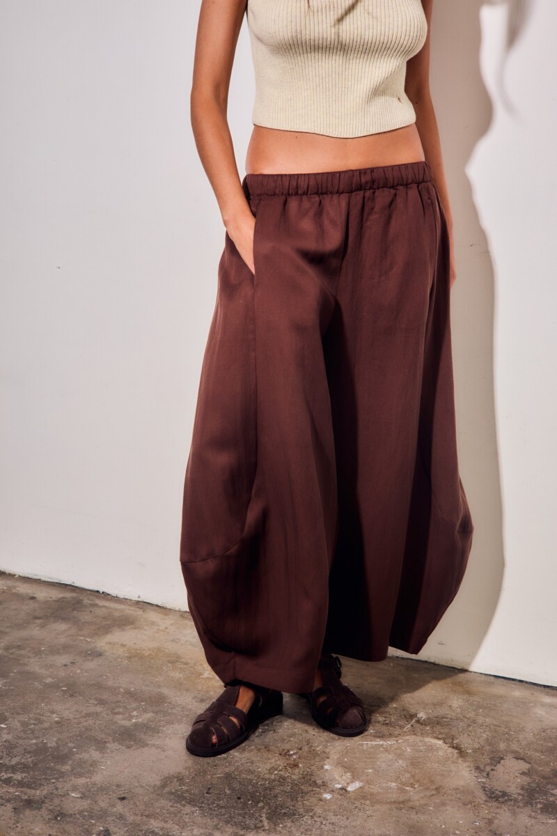Babucha Lyocell Marron