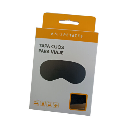 Tapaojos para viaje Negro