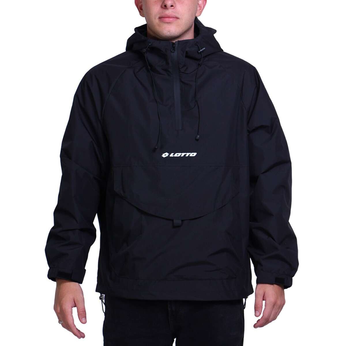 Lotto Campera Rompeviento Medio Cierre - Negro 
