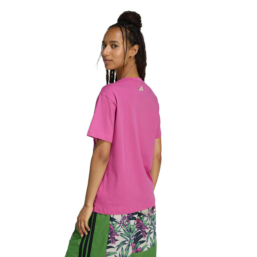 Remera de Mujer Adidas Graphic Farm Fucsia
