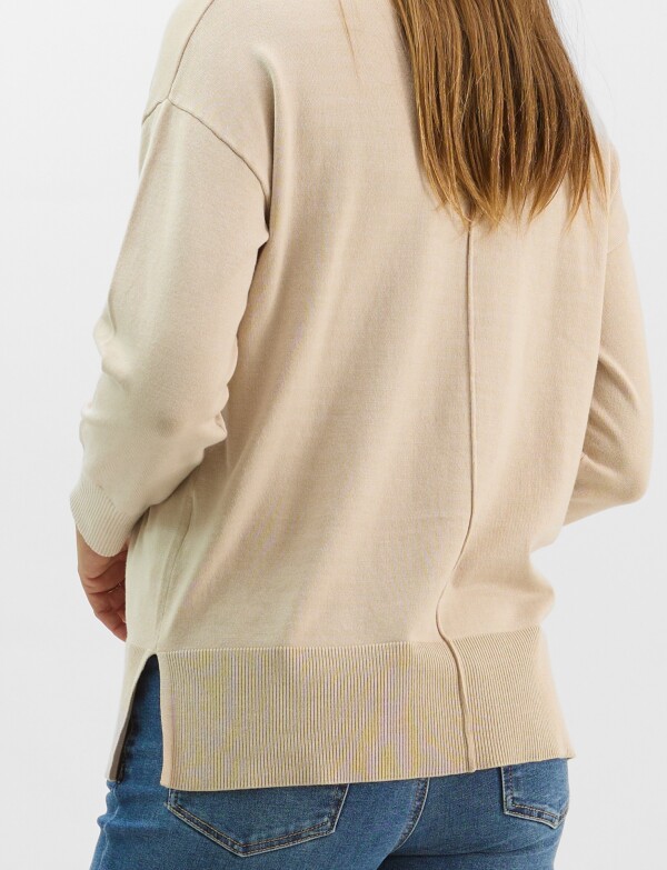 Buzo Pespunte BEIGE