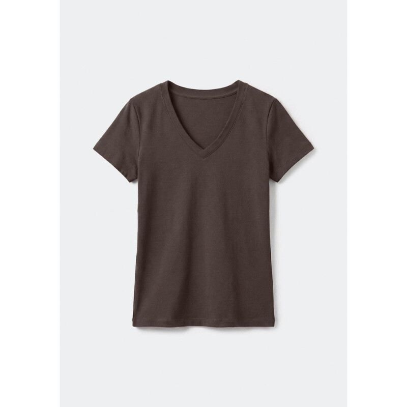 BLUSA MM FEM MARROM ESCURO