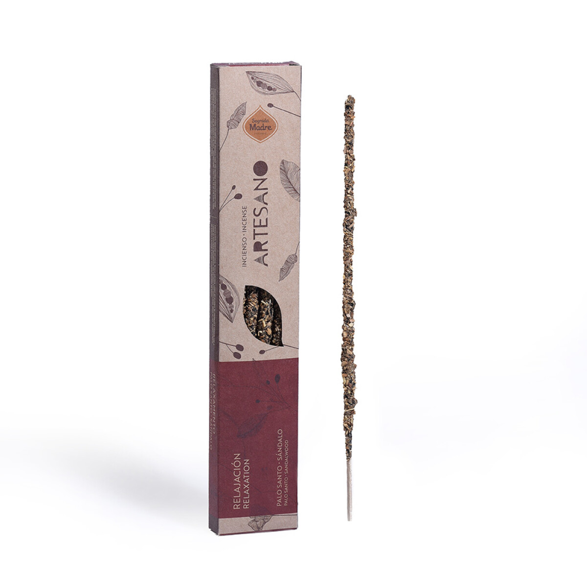 VARITA LÍNEA ARTESANO SAGRADA MADRE X5 - Palo Santo/sandalo 