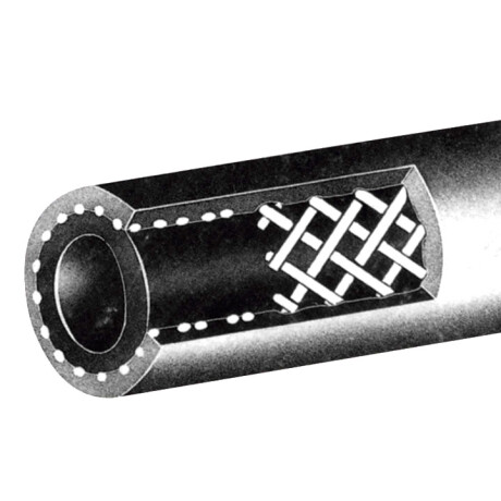 CAÑO - COMBUSTIBLE GOMA TELA 1-4 6MM X METRO - CAÑO - COMBUSTIBLE GOMA TELA 1-4 6MM X METRO -