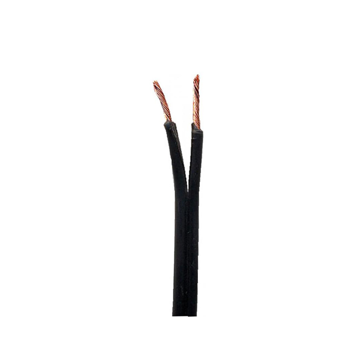Cable gemelo negro 2x1mm² - Rollo 100 mts. - C95830 