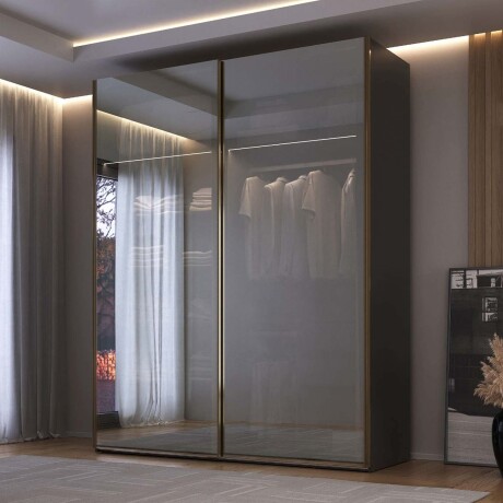 PLACARD 2 PUERTAS MDF NEGRO DUBAI