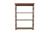 Biblioteca - Estanteria - Linea Open - Rustico Hogar Nogal