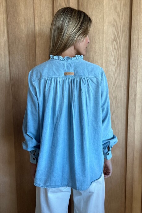 Blusa Sur Denim Celeste