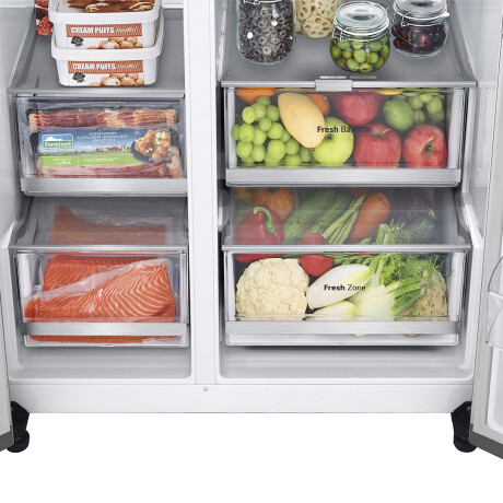 Refrigerador LG inverter InstaView 674L GS66SXSC Refrigerador LG inverter InstaView 674L GS66SXSC