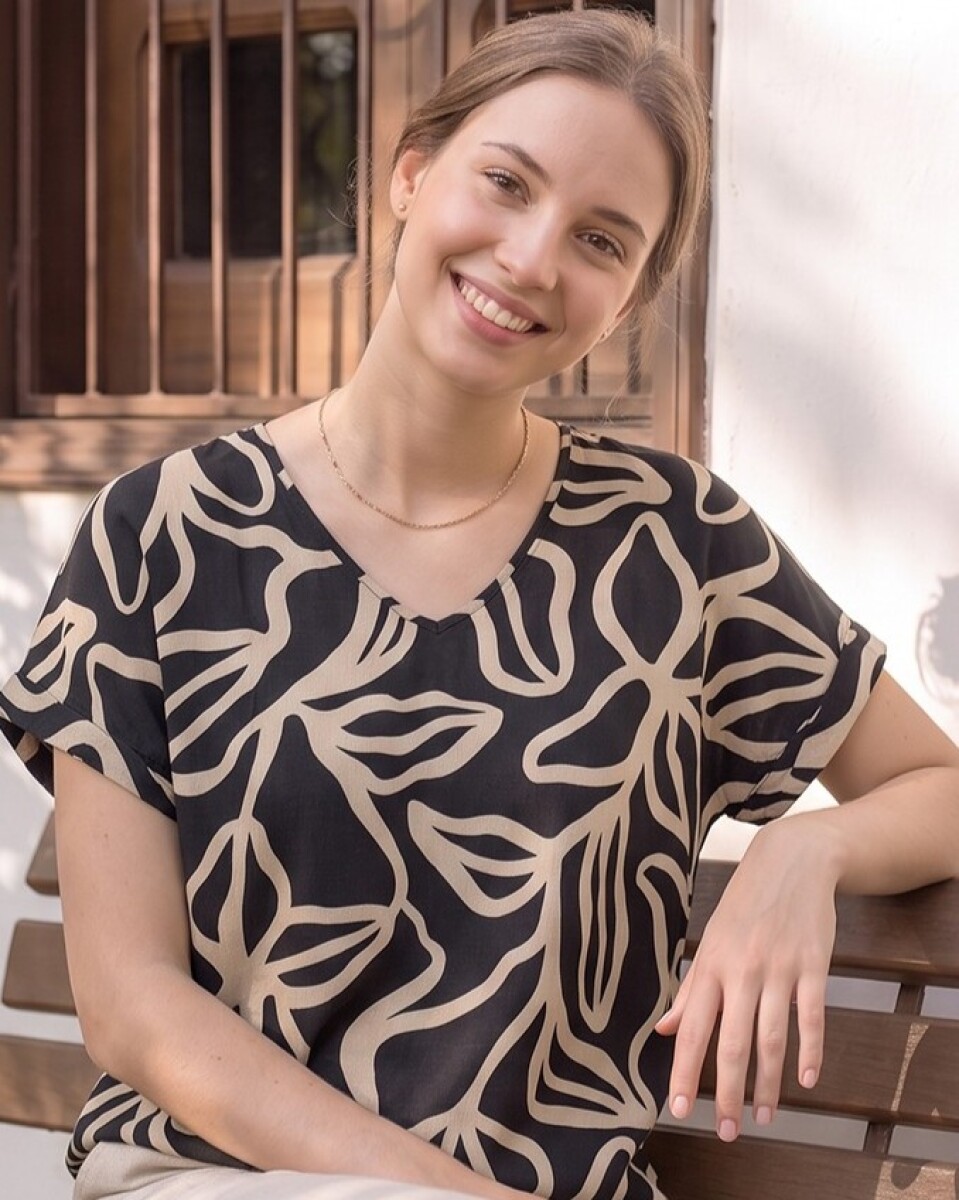 Blusa con Estampa. 