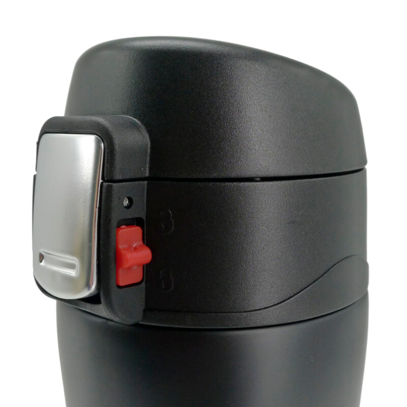 Botella con abre facil 450 ml Mobby NEGRO