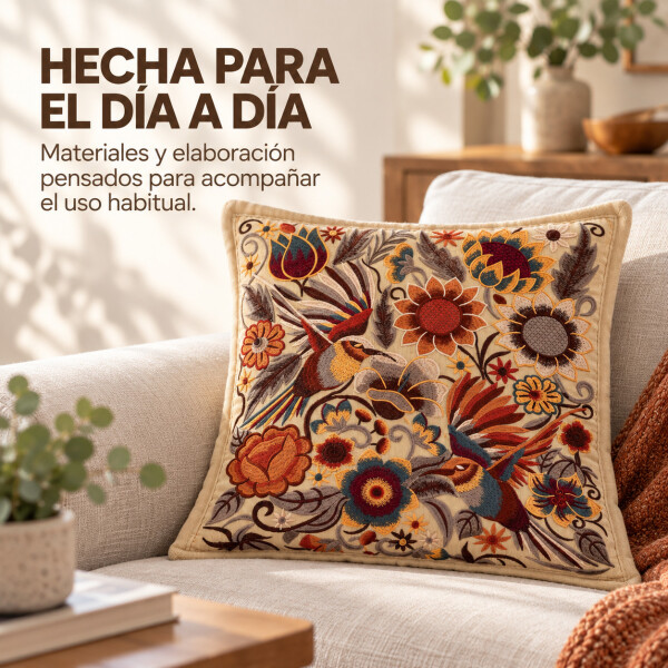 Fundas de Almohadón ZAL 50 x 50 cm Pack x2 Beige