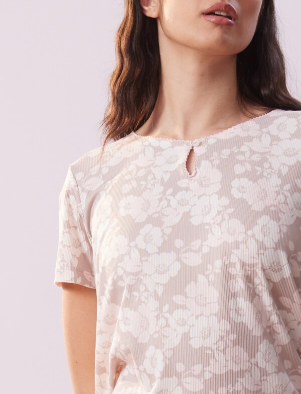 Pijama Con Short MULTI/ROSA