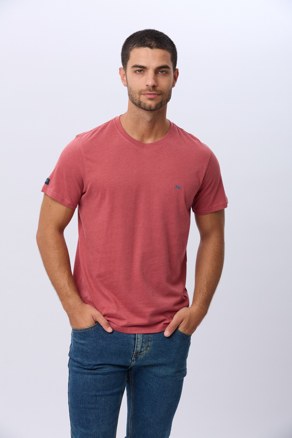 REMERA BÁSICA DE ALGODÓN Ladrillo