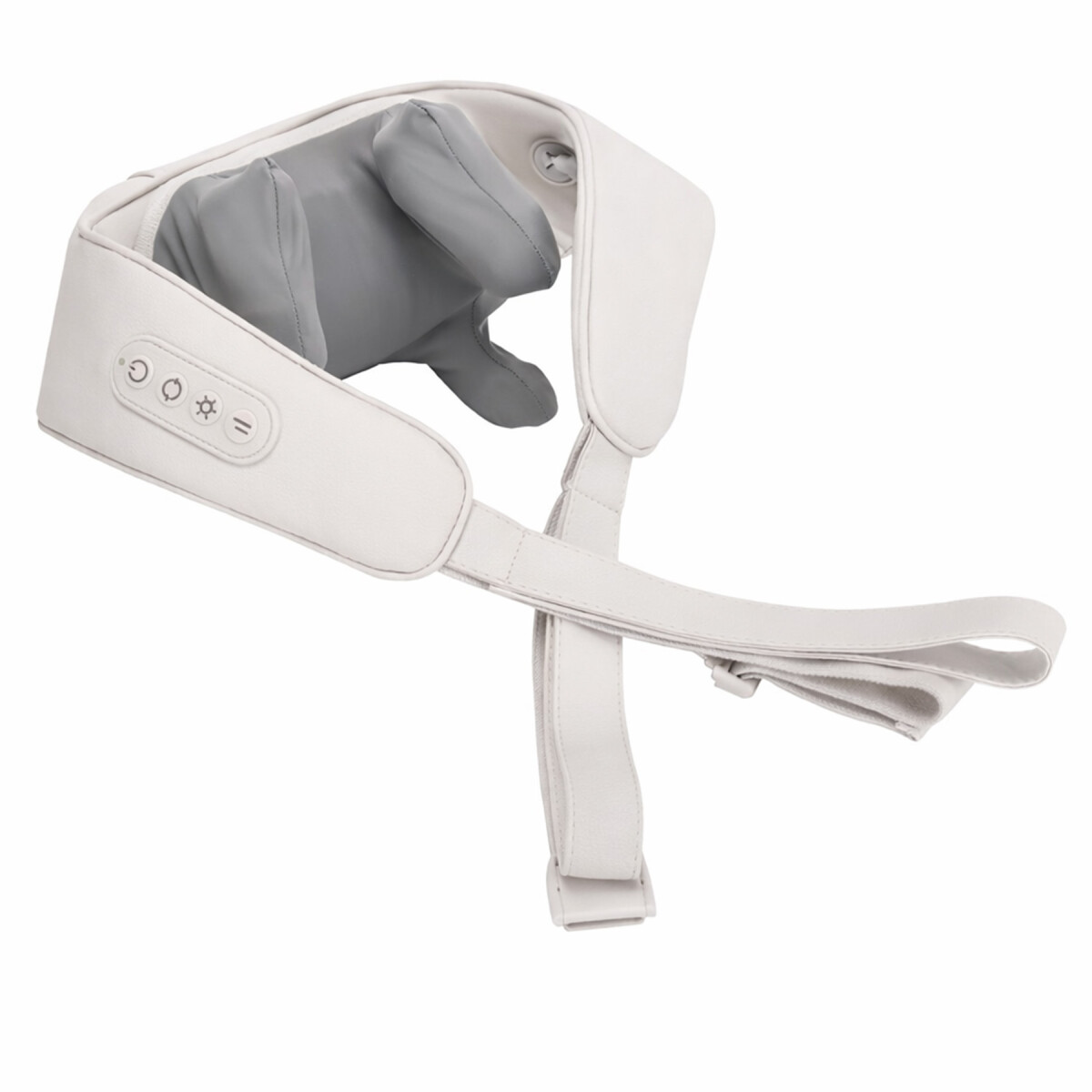 Masajeador Cervical Cuello Espalda Hombros 3 Modos 2 Niveles - Color Blanco 