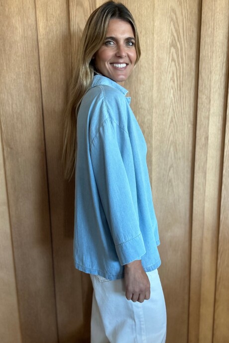 Bluson Ambar Denim Celeste