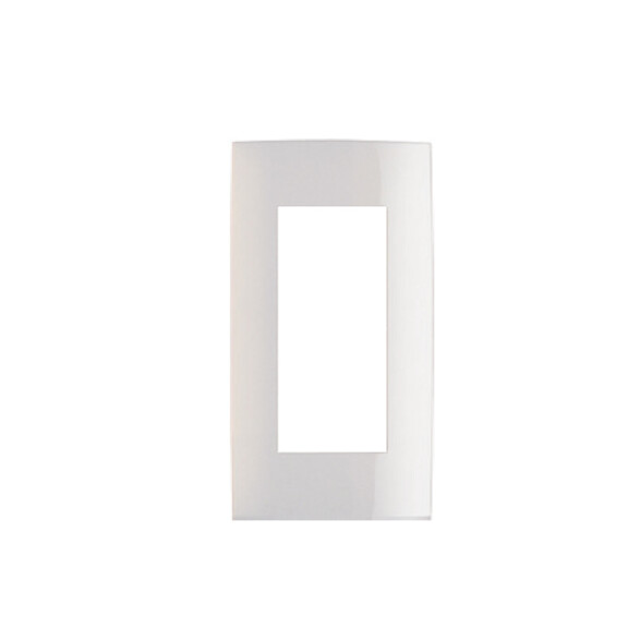 Plaqueta p/4 módulos - Presta blanco C51524