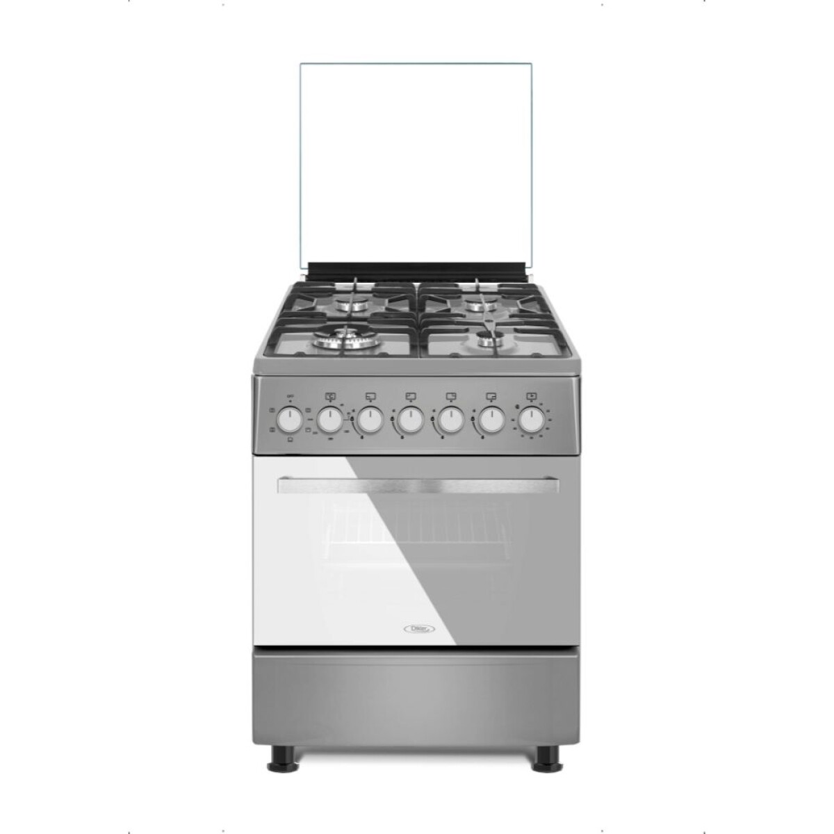 Cocina combinada Dikler 4H D-20 inox. 