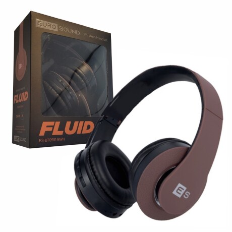 Auriculares Bluetooth Eurosound Fluid Marron 001