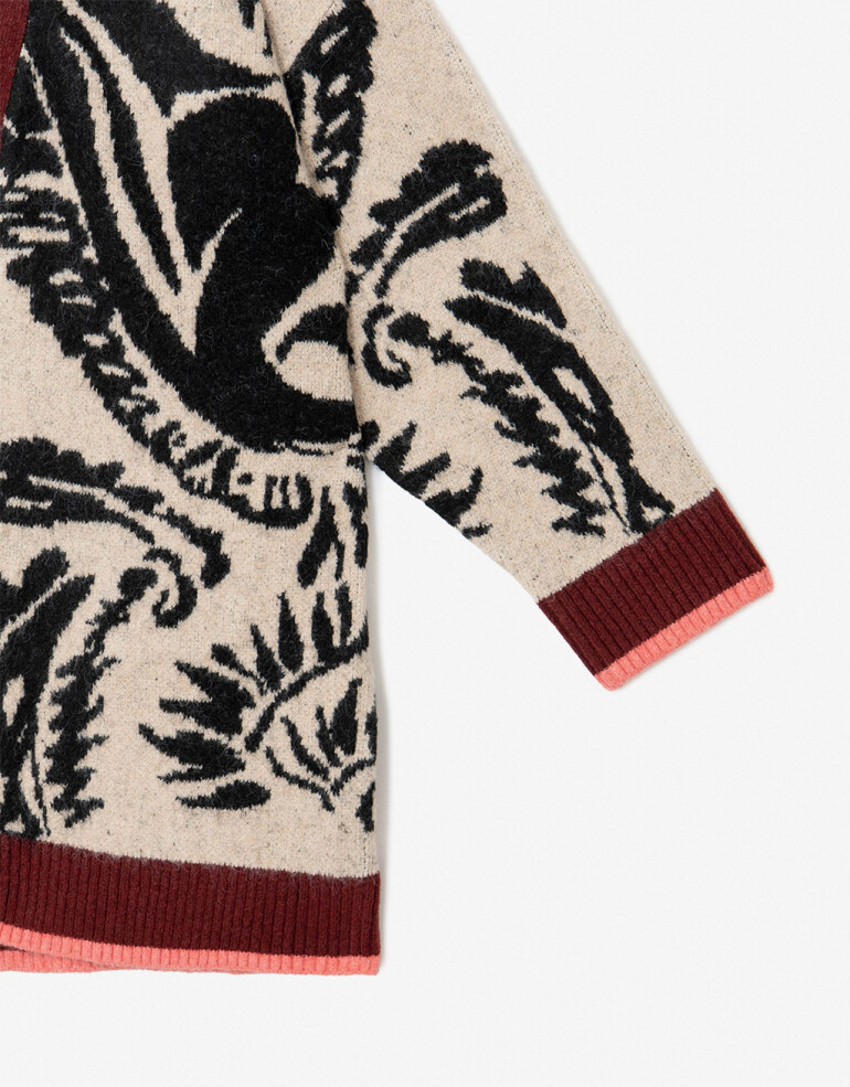 Knitwear Sweaters Sacon Tejido Estampado - Combinacion Multicolor