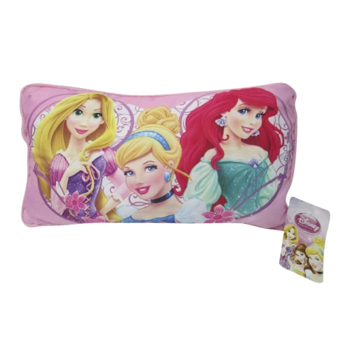 Almohada Bebés de Algodón Princesas Disney 35 x 20 cm ROSA