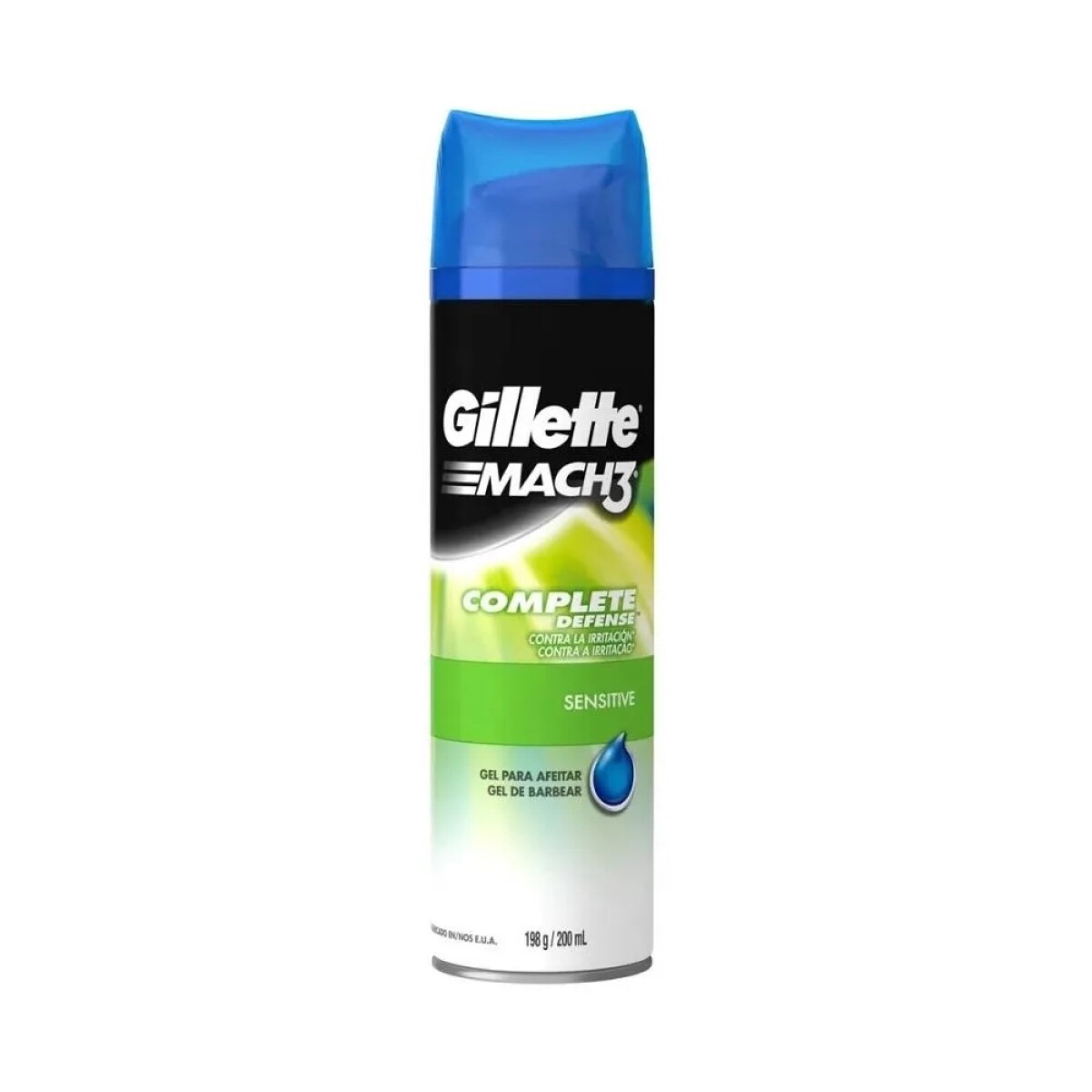 Gel Gillette Mach3 Complete Defense Sensitive 198 g 