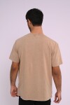 Remera manga corta oversize Beige