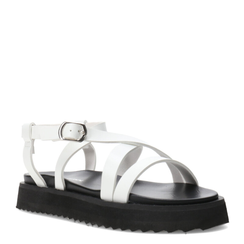Sandalias de Niña MINI Miss Carol Califa con Hebilla Blanco