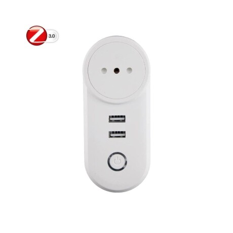 Enchufe Smart Zigbee 3 en Línea con 2 USB 001