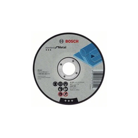 DISCO CORTE 115X1MM ECO PARA METAL BOSCH DISCO CORTE 115X1MM ECO PARA METAL BOSCH