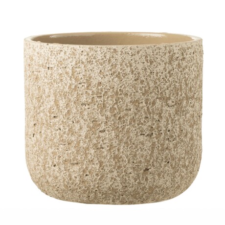 MACETA CERAMICA NATURAL-BEIGE RUSTIC