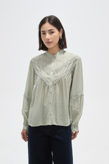 Blusa Maroth Verde Azulado