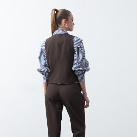 PANTALON PAISLEY Chocolate