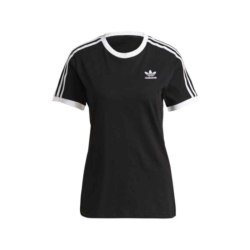REMERA adidas 3 STRIPES Black/White