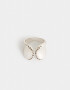 Anillos Medianos y Grandes Strass Anillo Con Strass - Plateado