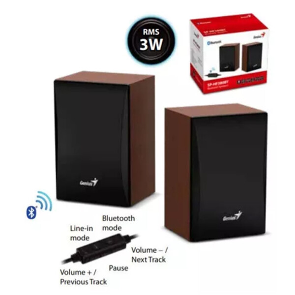 Parlante Genius Hf380bt PARLANTE GENIUS HF380BT MARRON
