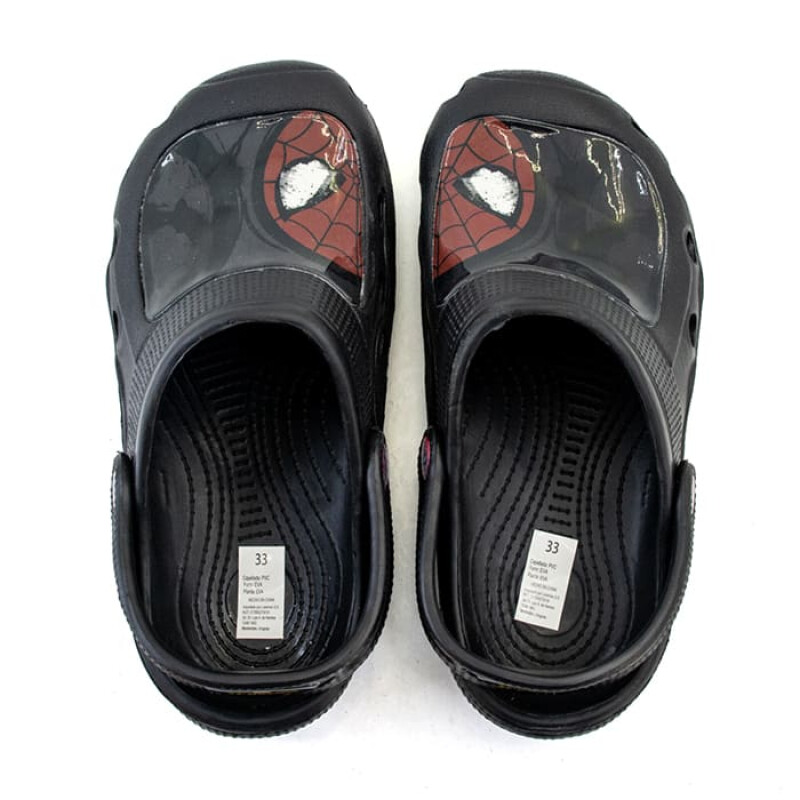 Zuecos Disney Spiderman de Niños - SPICSS22006 Negro-combinado