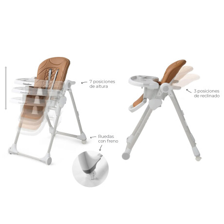 Silla de Comer para Bebés Carestino Petra Ajustable Mora