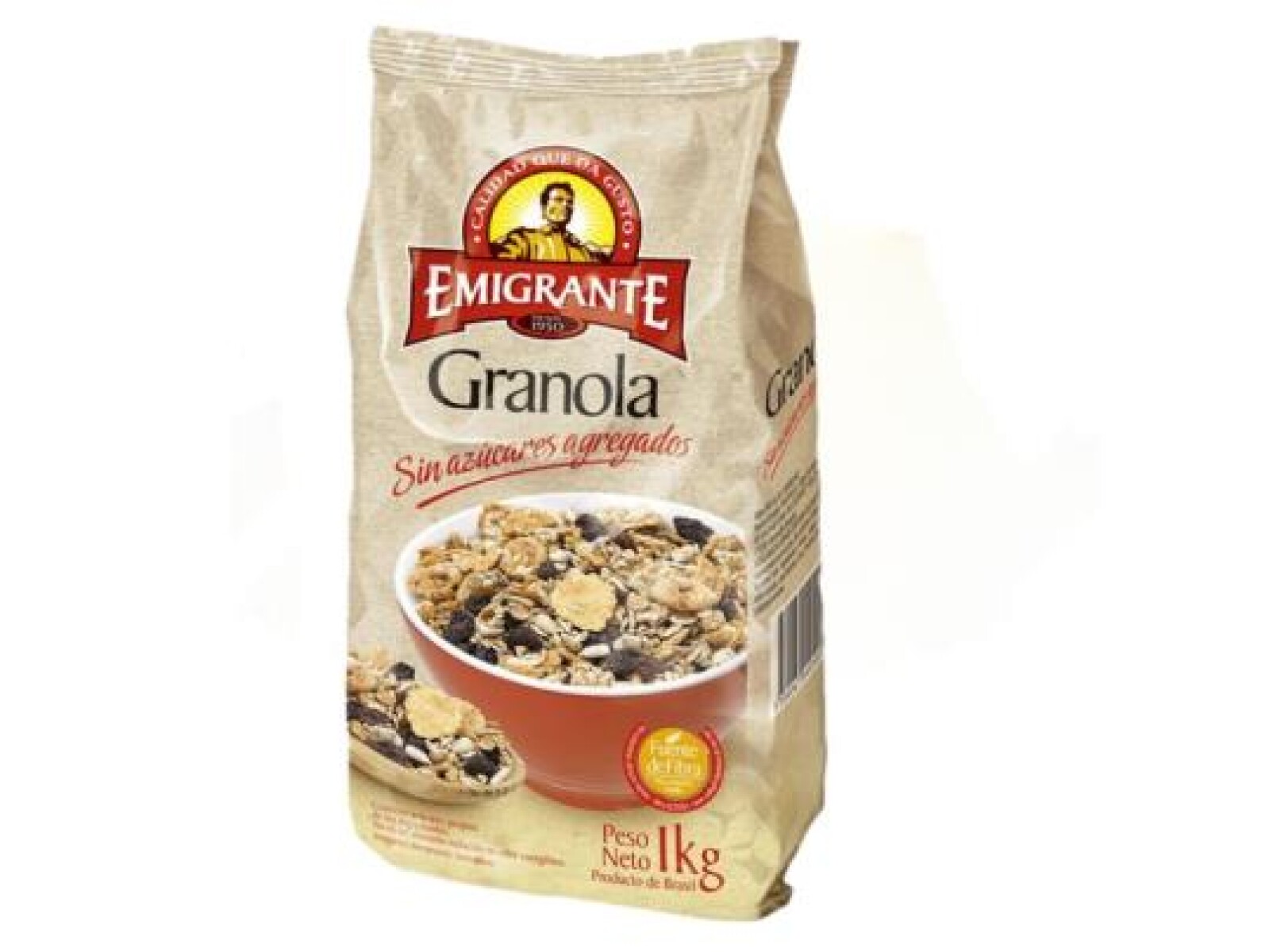 NAT-GRANOLA EMIGRANTE S/AZ AGREGADA BL 1KG 