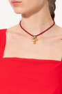 COLLAR SPRING Bordo