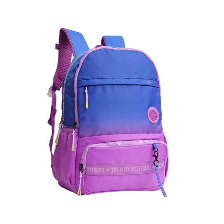 Mochila Trendy diseño Attitude Azul