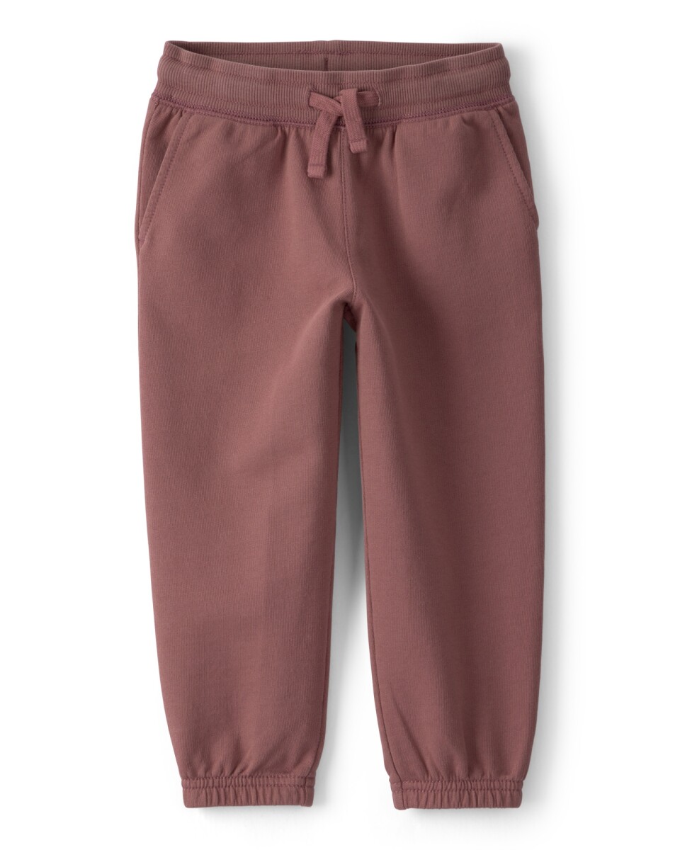 Pantalón deportivo de algodón, marrón 