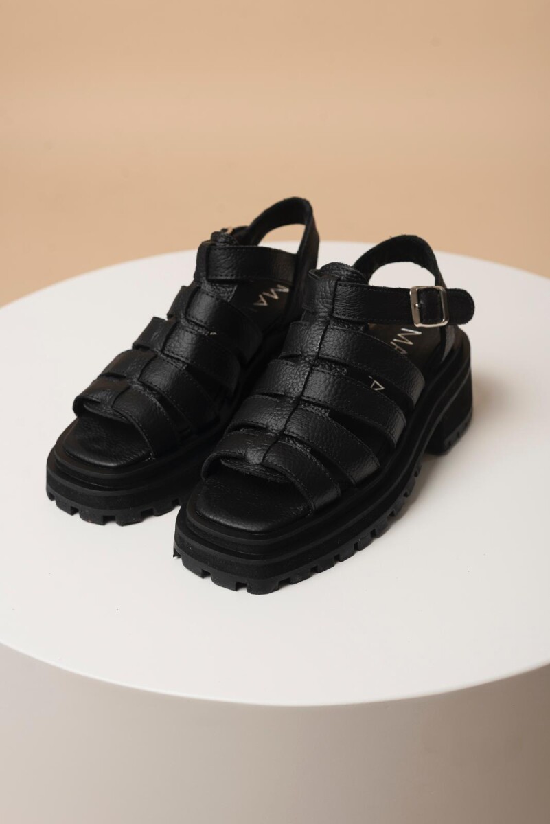 SANDALIAS SIENA - NEGRO 